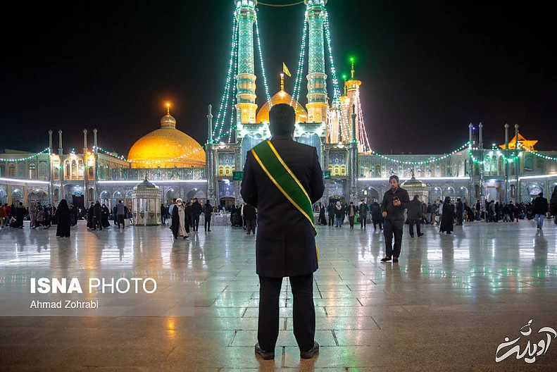 (تصاویر) شب آرزو‌ها در حرم حضرت فاطمه معصومه(س)